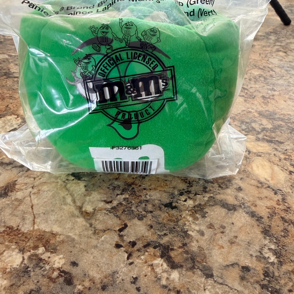 M&M'S Green Plush Bunny Basket Clip